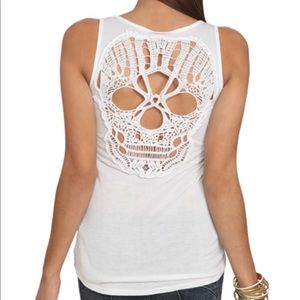 Nollie skull tank top